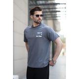 Füme Baskılı Basic Erkek Tişört E7150 - 2XL