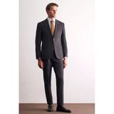 Füme Kırlangıç Yaka Esnek Bel 6 Drop Slim Fit Tam Astar Esnek Takım Elbise 1001255167