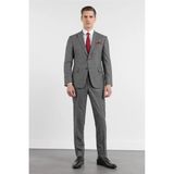 Füme Mono Yaka Esnek 6 Drop Slim Fit Classic Takım Elbise 1001255160