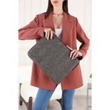Füme Unisex 13-14-15.6-16 Inç Uyumlu Macbook Kılıf Notebook Laptop Çantası - 15-16.1