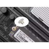 Fumeyabi 2 Adet M2 Vida, Metrik Yıldız Uçlu, Nvme M.2 SSD Montajı Için + Tornavida + Asus Anakart Sabitleme Klipsi - Acı Kahverengi - 1000 W