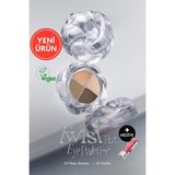 Fumeyabi 4'lü Far Paleti Mini Boy Icy Glow (Set) Twist Pot Eye Palette (03 Mute Brown)