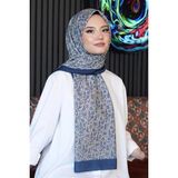 Fumeyabi Çiçek Desen Turkuaz Soft Pamuk Şal Çok Renkli 42 - 0,6 x 19 x 29 cm - 00 Beyaz
