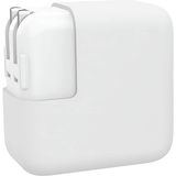 Fumeyabi MacBook Şarj Aleti Kılıfı Silikon | 29W A1540, 30W A1882, 35W A2571 Usb-C Uyumlu | MacBook 12 ve Air 13.3/13.6/15.3 Adaptör Koruyucu Beyaz - 0-Bordo