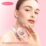 Fumeyabi Mat, Yumuşak Yapılı, Dökülme Yapmayan 4lü Far Paleti Multi Quad Shadow (03 Soft Tutu)