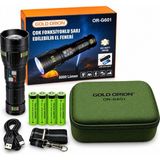 Fumeyabi OR-G601 6000 Lümen Güçlü Lazer LED Powerbank Özellikli Şarjlı El Feneri - 4000K - Doğal Işık