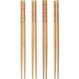 Fumeyabi Trebent Yemek Çubukları, 4 Çift, Bambu