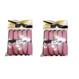 Fumo Sünger Pembe 2x10'lu Bigudi