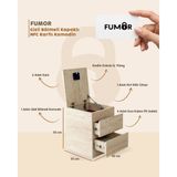 Fumor Nfc Kart Kilitli Gizli Bölmeli Güvenlik Sistem Dolap Kapaklı (Montajlı Hazır Gönderilir)