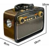 Fun And Market Buğz Nostaljik Radyo Bluetooth Bağlantılı Müzik Kutusu Ahşap
