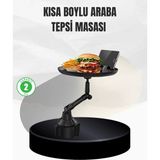 Fun And Market Buğz Universal Araç Içi Bardaklık Tepsisi 9 Inç Yemek Alanı ve Telefon Standlı