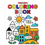 Fun in the city: Toddler's coloring book (Fun with Twin Toys)