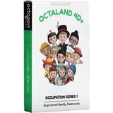 FUN4EDU Octoland 4d+ Arttırılmış/sanal Gerçeklik Kartları Octagon Studio Ingilizce Alfabe ve Meslekler - Kutu Kartlar