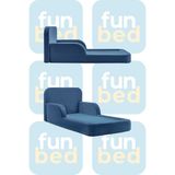 Funbed Katlanır Çocuk Yatağı ve Oyun Alanı | Tamamen Sünger | Tek & Çift Kişilik - 140 x 190 cm - Indigo Mavisi