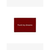 Fund My Dreams KeinxDesa Kırmızı Deri Kartlık