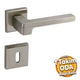 Funda Lux Inox Oda Kapi Kolu Rozetli Surgulu Ve Celik Kapi Saga Sola Uygun Kapi Kollari Kulpu
