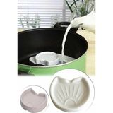 Fundez 1 Adet Porselen Süt Taşırmaz, 7 cm Ses Çıkartıcı Süt Taşı, Milk Saver