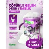 FUNECO Lavanta Ferahlığı - Avantajlı Paket - 2 Kutu - 8 Paket - Tuvalet Klozet Temizleyici, Aktif Köpüklü