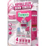 FUNECO Pop Pink – Klozet Tuvalet WC Temizleyici, 1 Kutu-4 Paket, Yeni Nesil Aktif Köpüklü, Ekolojik