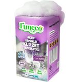 Funeco Tuvalet Klozet WC Lavabo Temizleyici Aktif Köpüklü Doğa Dostu 4x75g (300g) Aylık Paket – Lavanta Ferahlığı