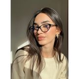 funeyes Carat Cat Eye Siyah 46 Ekartman küçük cat eye gözlük Camı Değişir