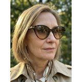 Funeyes Catte Kadın Cat Eye Güneş Gözlüğü Retro Stil Leopar Desenli UV400 Polarize Lens