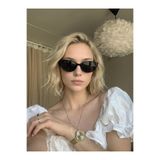 Funeyes Diana Siyah Cat Eye Güneş Gözlüğü Ince Slim Çerçeveli