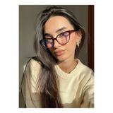 funeyes Nancy Kahverengi Cat eye 56 ekartman Blue block Mavi Işık Korumalı Cam değişebilir Ekran gözlüğü