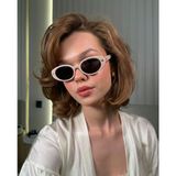 Funeyes Seldom Cat Eye UV400 Organik Cam Yeni Sezon Güneş Gözlüğü( 2026 Yeni Renk ) - Bej