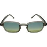 Funeyes Yoda Unisex Iki Renk Camlı Üst Mavi Alt Sarı Retro Yeni Sezon Güneş Gözlüğü - Çok Renkli