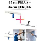 Funflex 2'li Set Cam Silecek Kauçuk Cam Silici 45CM + 45 cm Cam Peluş Çekçek - 1 Adet