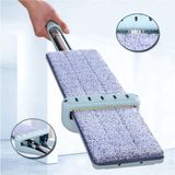 Funflex Kendinden Sıkmalı 360° Mikrofiber Mop Paspas – Kovasız Kolay Temizlik Paspas Mop - Gri - Beyaz
