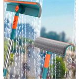 Funflex Teleskopik Cam Temizleyici – Oynar Başlıklı, Mikrofiber Bezli & Çekçekli Aparat - Pratik Cam Silme - 1 Adet