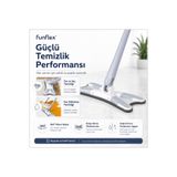 FunFlex X Mop 360° Döner Başlıklı Sıkmalı Paspas Mop Seti