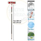Funflex Yüksek Pencereler Için Cam Temizleme Aletleri Döner Başlıklı Iç/dış Mekan ( 3 Metre ) - 1 Adet