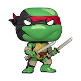 Funko 60652 TMNT Pop Comics Leonardo PX Vinil Figür, Siyah-Beyaz Kılıflı, 9,5 cm Yükseklik