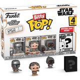 Funko Bitty Pop! Mandalorian Mini Koleksiyon Oyuncakları 4'lü Paket - Mandaloryalı, Kuiil, Offworld - --