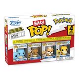 Funko Bitty Pop: Pokemon- Squirtle 4'Lü Paket, Oyuncak Figür (Krem)