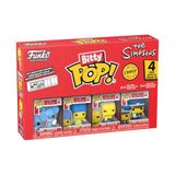 Funko Bitty Pop! The Simpsons - Itchy 4pkund bir sürpriz mini figür - 0,9 inç (2,2 cm) koleksiyon parçası istiflenebilir ekran rafı dahil - hediye fikri parti poşeti çorabı - TV hayranları