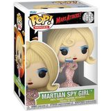 Funko Nita Toys Pop Movies: Mars Attacks - Martian Spy Girl Figür - (DipCamo)Charcoal-White