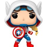 Funko Pop 1486 Marvel Captain America Gwen Stacy Figür