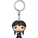 Funko Pop Anahtarlık Wednesday Addams With Black Coat - 001-Renkli