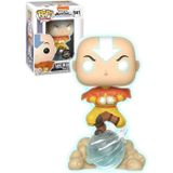 Funko Pop! Avatar The Last Airbender Aang on Airscooter Glow in The Dark GITD Chase Special Edition Sticker Figure