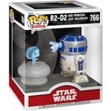 Funko Pop! Deluxe: Leia ve R2-D2 - Star Wars Koleksiyonluk Figür, Resmi Ürün