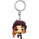 Funko Pop Demon Slayer Tanjiro Kamado Dancing Flash Anahtarlık - 001-Renkli