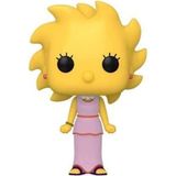 Funko Pop Figür: Animation: Simpsons- Lisandra Lisa - (DipCamo)Charcoal-White