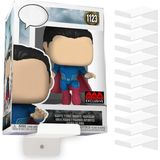 Funko Pop Figürleri Için 12'li Paket Beyaz Akrilik Ekran - Yumuşak Koruyuculu 4 Inç Vinil Duvar - Genel