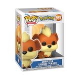 Funko Pop Games Pokemon Growlithe Caninos Fukano Aksiyon Figürü
