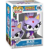 Funko Pop! Games: Sonic - Blaze The Cat - Sonic The Hedgehog - Collectable Vinyl Figure - (DipCamo)Charcoal-White