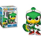 Funko Pop! Games Sonic The Hedgehog 1117 Jet The Hawk - (Overwashed)Black-Checker
